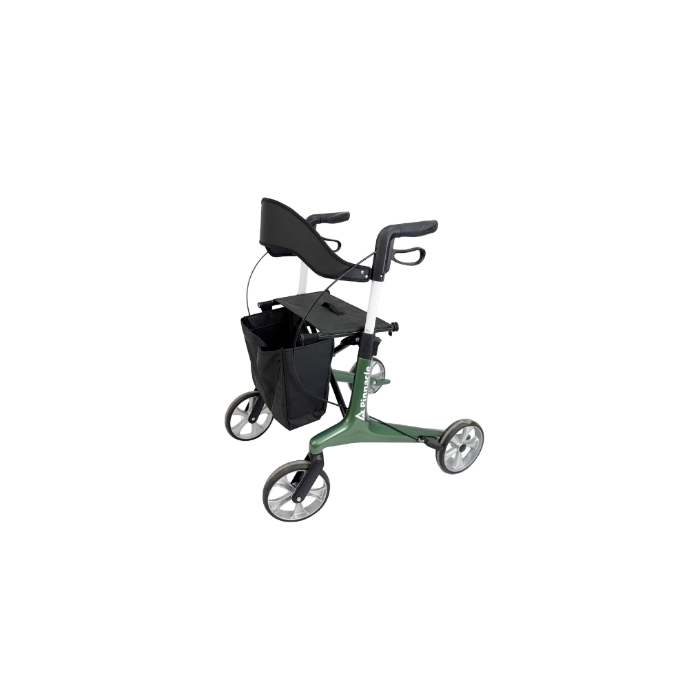 Carbon Fiber Rollator Walker with Adjustable Handle and Seat