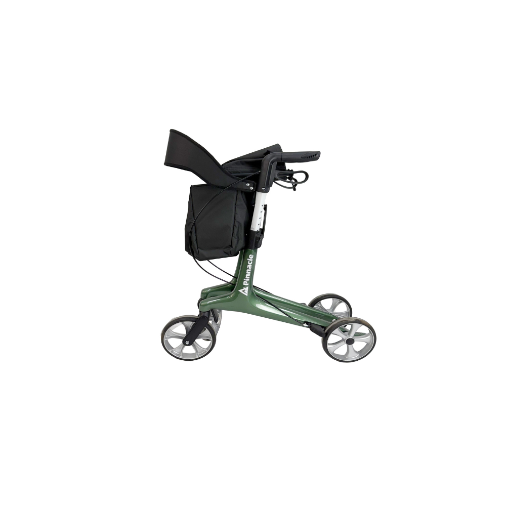 Carbon Fiber Rollator Walker with Adjustable Handle and Seat