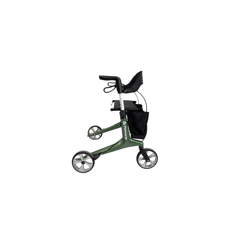 Carbon Fiber Rollator Walker with Adjustable Handle and Seat