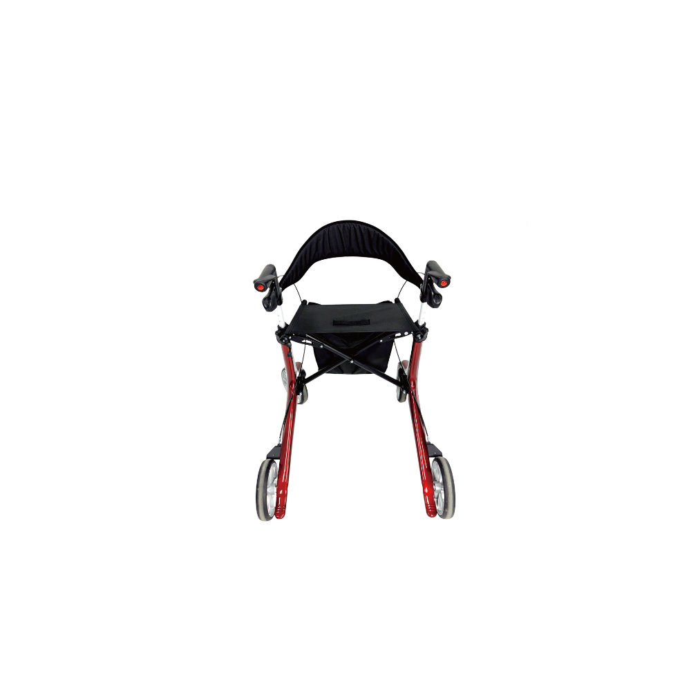 Carbon Fiber Rollator Walker with Adjustable Handle and Seat