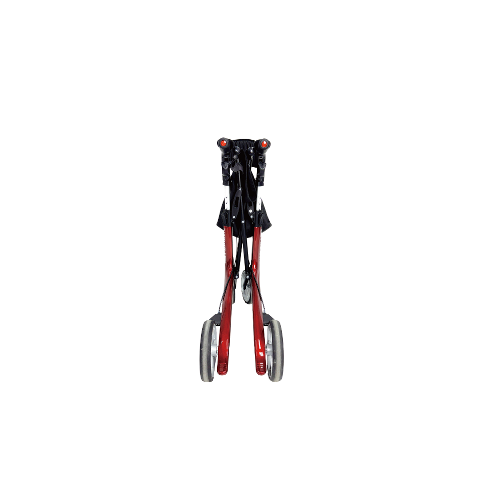 Carbon Fiber Rollator Walker with Adjustable Handle and Seat