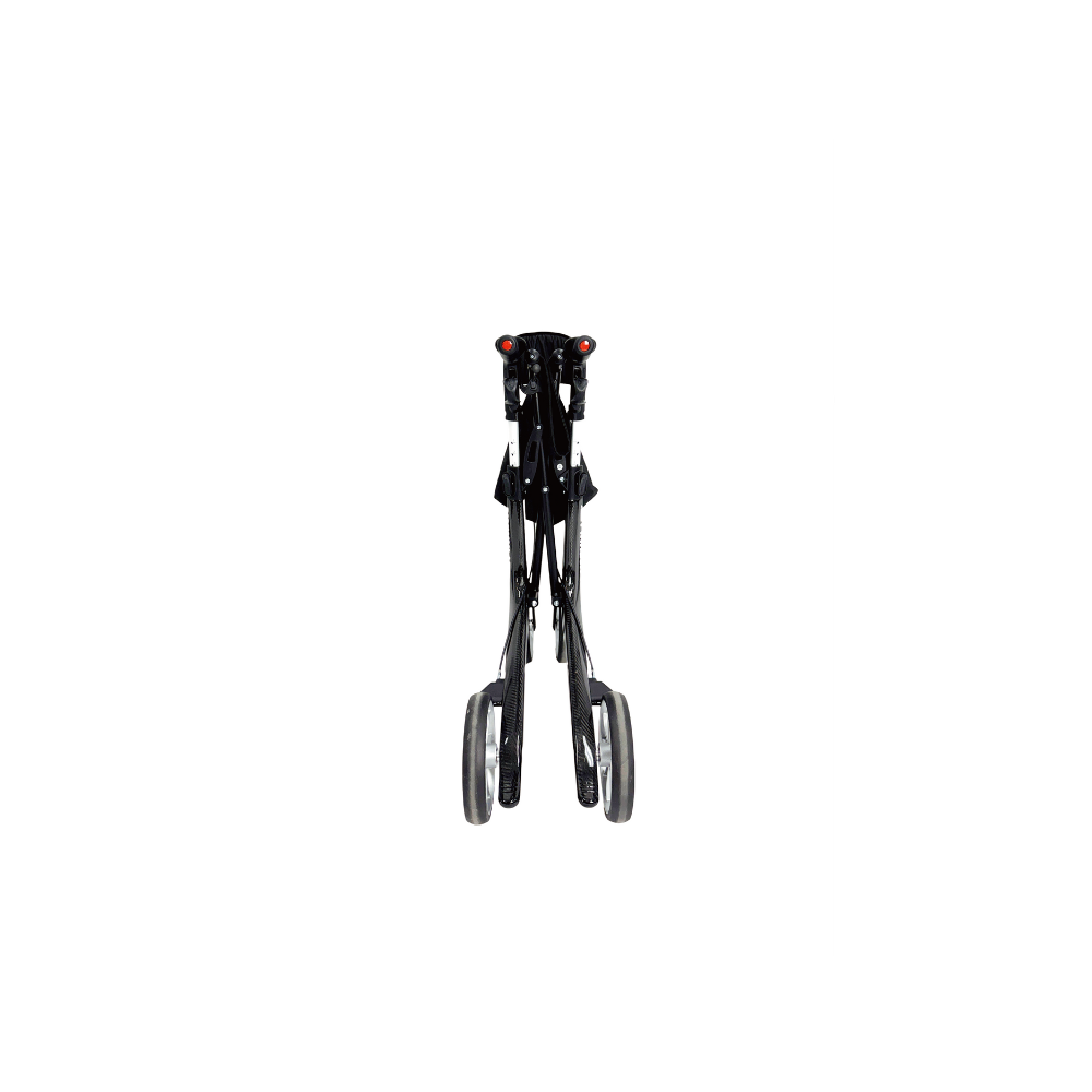 Carbon Fiber Rollator Walker with Adjustable Handle and Seat