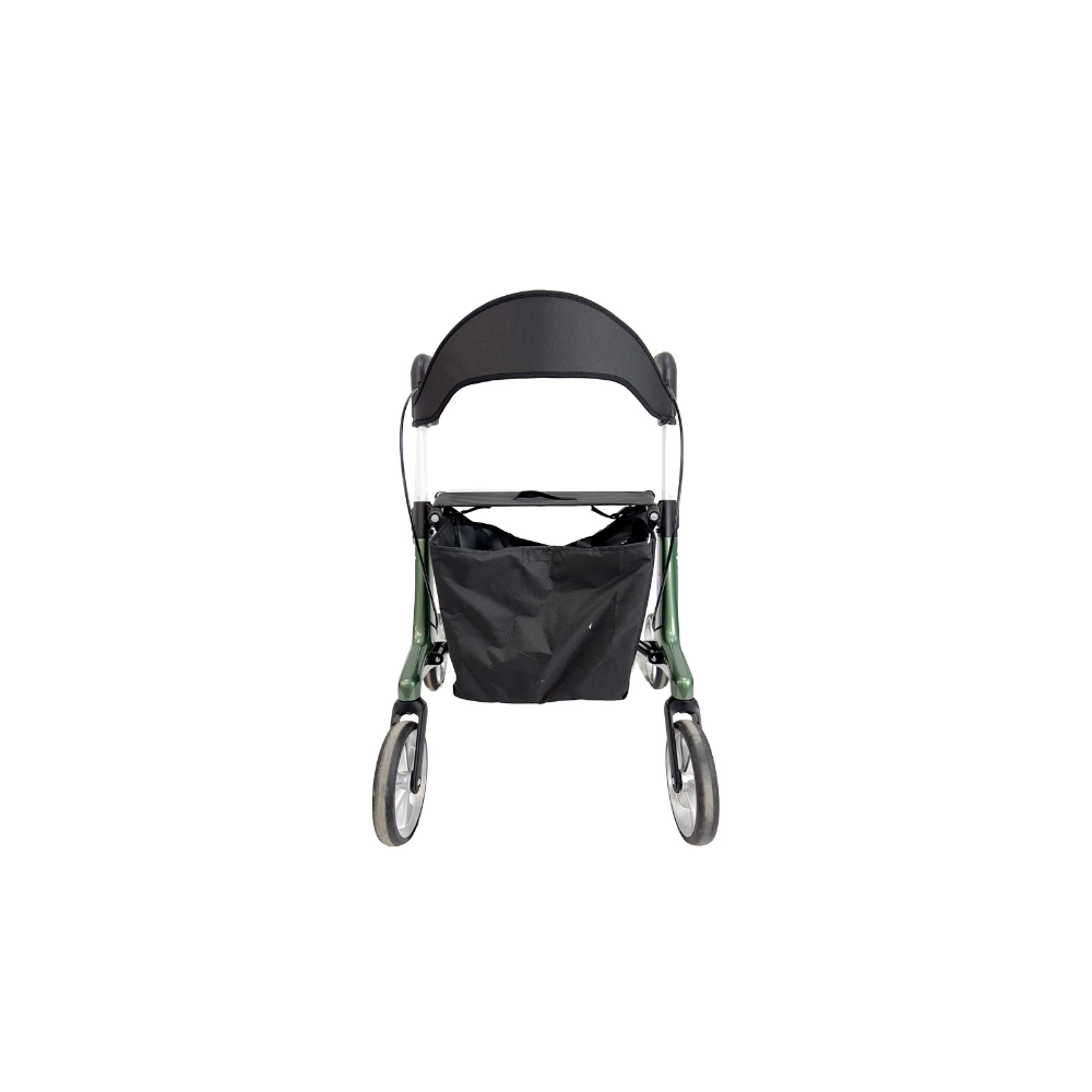 Carbon Fiber Rollator Walker with Adjustable Handle and Seat