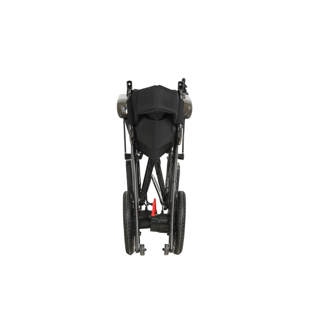 Carbon Fiber Electric Wheelchair with Removable Battery and Foldable Backrest
