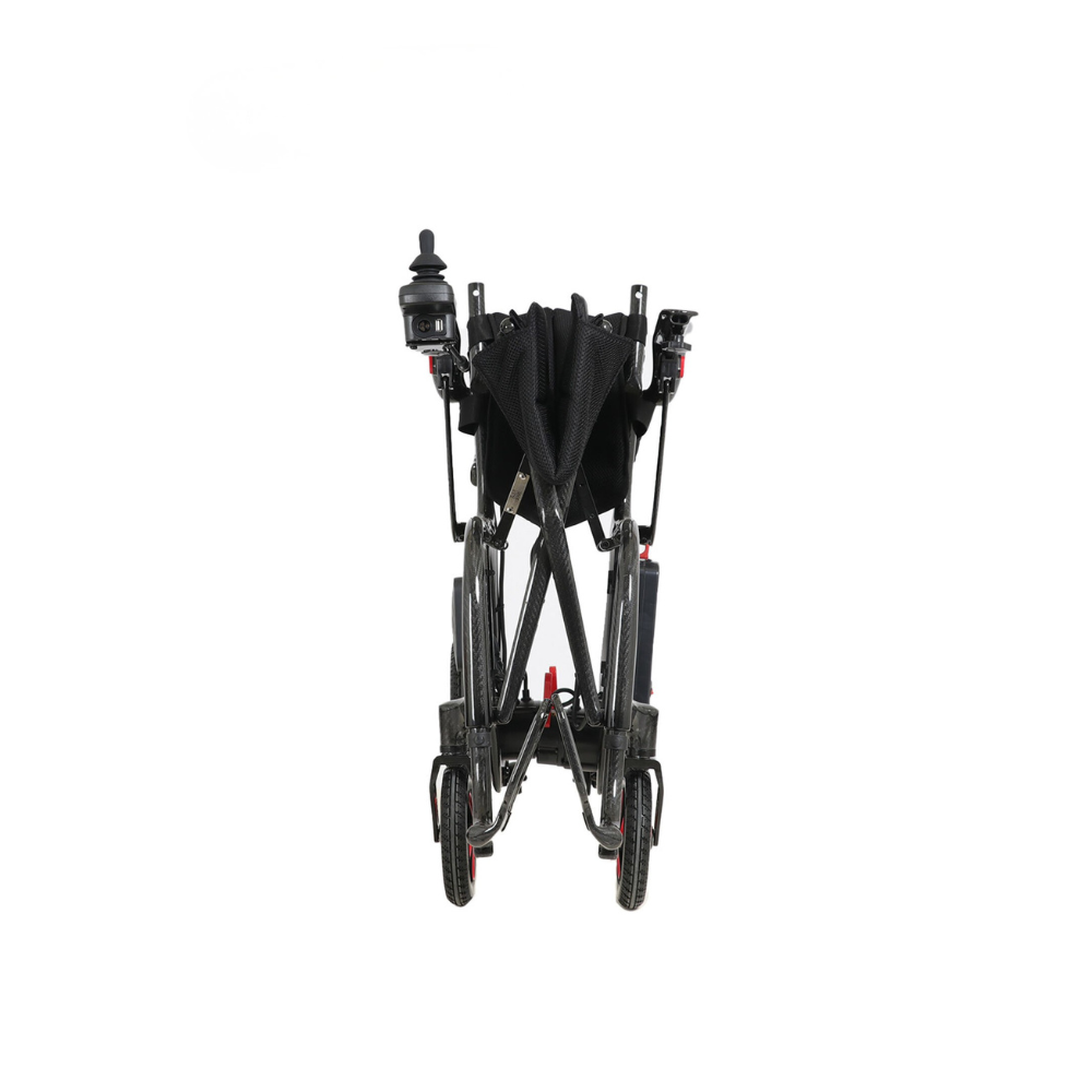 Carbon Fiber Electric Wheelchair with Removable Battery and Foldable Backrest