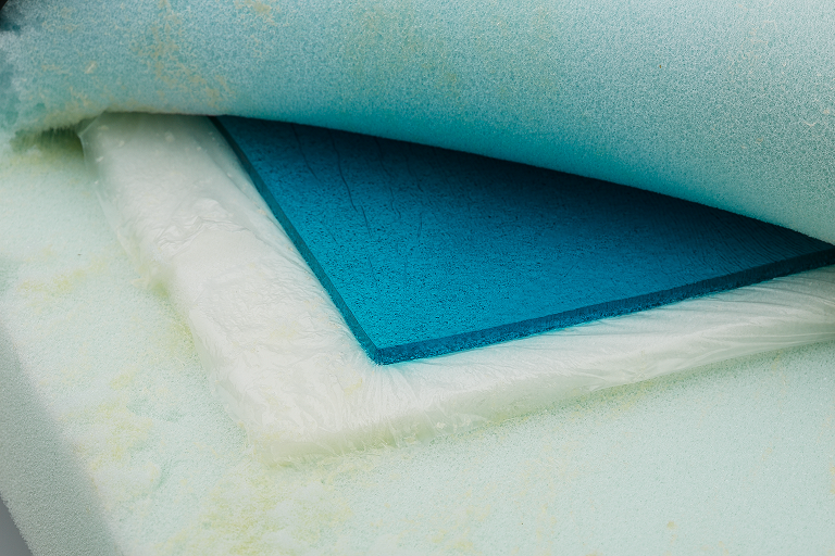 Max Mobility Wheelchair Cushion - Convoluted PU Foam & Gel Pad