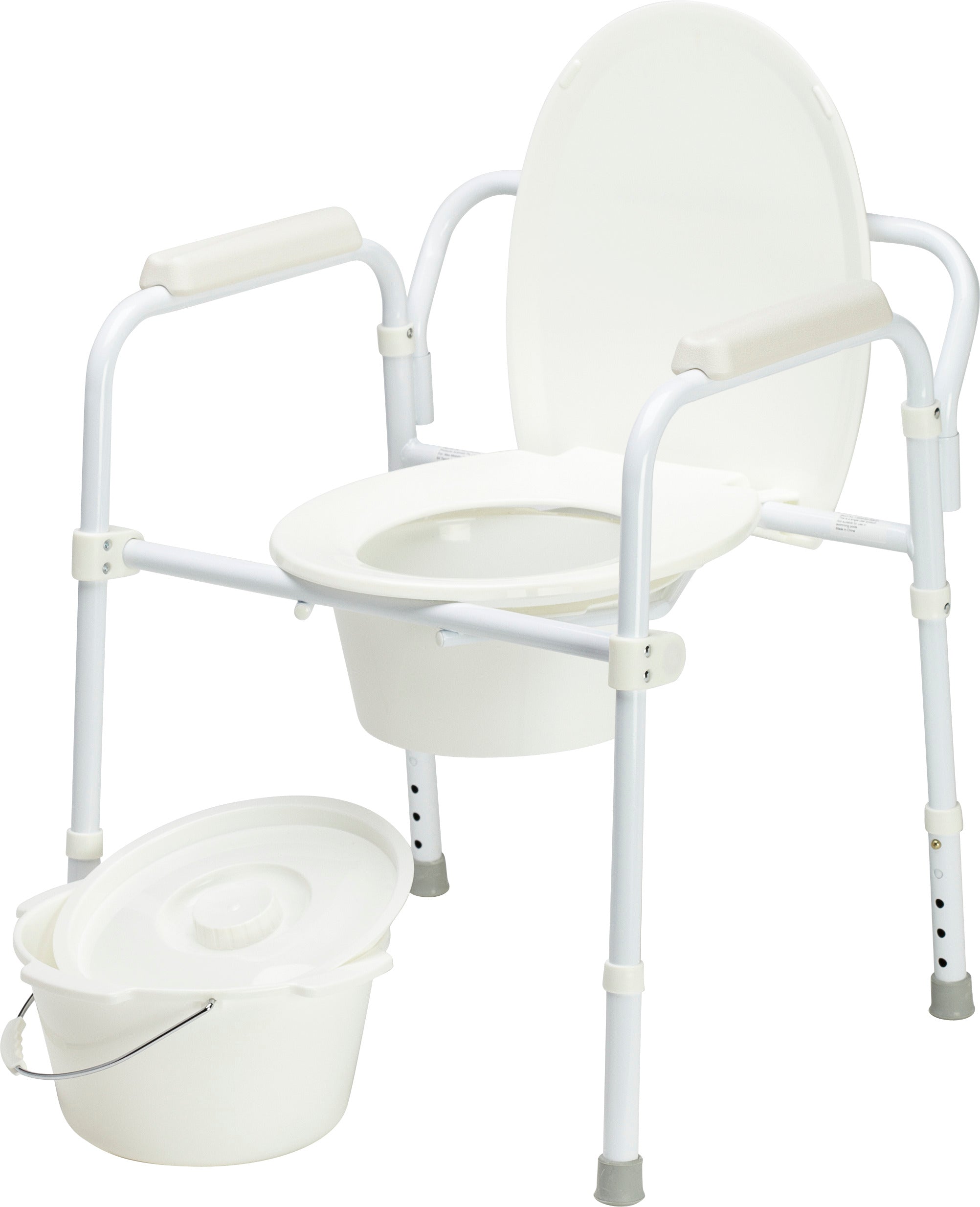 Max Mobility Delta T14 Folding Commode Seat & Lid