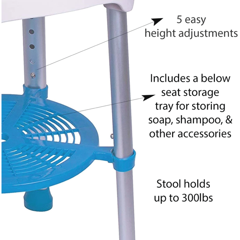 Max Mobility Delta S34 Swivel Shower Stool